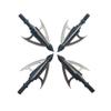 ZSHJGJR 12/24 Pieces Archery 100 Grain Arrowheads Arrow Hunting Broadheads Arrow Tips Insert Arrow Point for Hunting Points (24Pcs) view 2