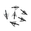 ZSHJGJR 12/24 Pieces Archery 100 Grain Arrowheads Arrow Hunting Broadheads Arrow Tips Insert Arrow Point for Hunting Points (24Pcs) view 3