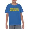 YS01 - University of Rochester Yellowjackets Basic Block Youth T-Shirt - X-Large - Royal view 4
