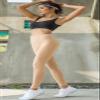 Itemnew Women's Exclusive Yoga Pants Stretched Waist Butt-Lifting Bodycon Workout Legging (Asian-S, Khaki) view 2