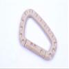 BORED? PARACORD! - 20 Pack Tan Plastic Heavy Duty Carabiners, Great for Paracord Projects view 1