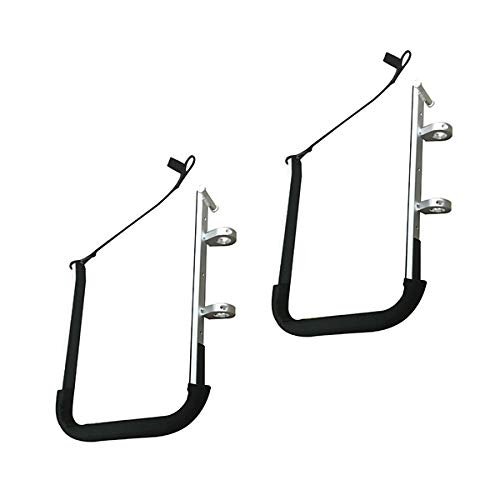 Krypt Towers SUP/Kayak Rail Mounted Storage Rack for Boats, Fits Handrails, Stanchions, and Crossbars on Sailboats/Yachts, Clamp 7/8", 1", 1 1/4"