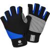 FitsT4 Sports Half Finger Padded Palm Gloves for Diving, Sailing, Jet Skiing, Stand-UP Boarding, Kayaking and Water Skiing, Suitable for Men&Women&Youth Blue M view 1