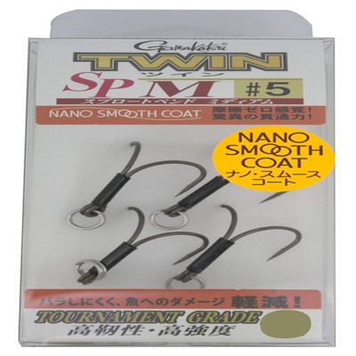 Gamakatsu TGW Twin SP-M NSC Treble Hook, Rose, Rose