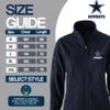 Dunbrooke NFL Dallas Cowboys Womens Ladies Sonoma Softshell Jacket, Navy, Small view 4