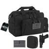 DBTAC Gun Range Bag Small | Tactical 2x Pistol Shooting Range Duffle Bag with Lockable Zipper for Handguns and Ammo (Black) view 1