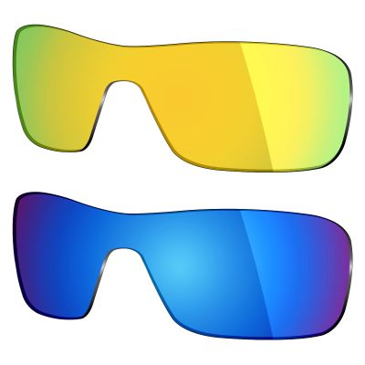 Mryok 2 Pair Polarized Replacement Lenses for Oakley Turbine Rotor Sunglass - Options
