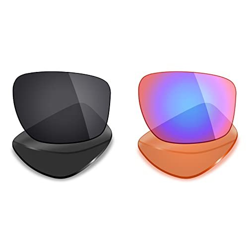 Mryok 2 Pair Polarized Replacement Lenses for Oakley Sliver F Sunglass - Options