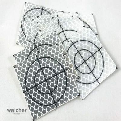 New 20PCS Reflector Sheet 60 x 60mm Reflective Tape Target