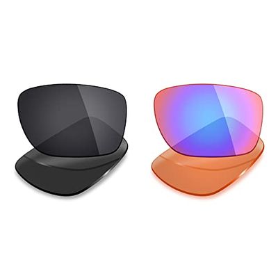 Mryok 2 Pair Polarized Replacement Lenses for Oakley Turbine Sunglass - Options