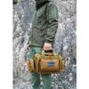 DBTAC Gun Range Bag Small | Tactical 2x Pistol Shooting Range Duffle Bag with Lockable Zipper for Handguns and Ammo (Brown) view 2