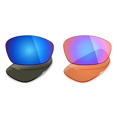 Mryok 2 Pair Polarized Replacement Lenses for Oakley Straight Jacket 2007 Sunglass - Options