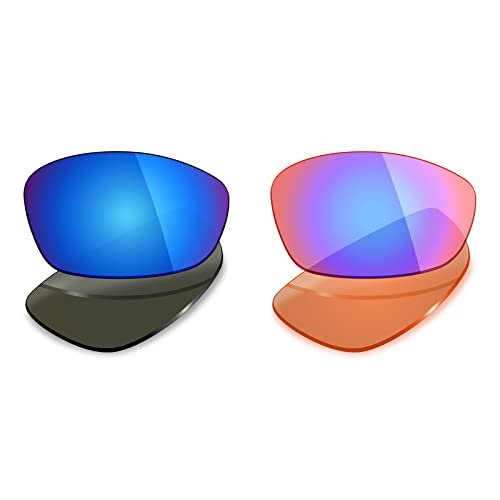 Mryok 2 Pair Polarized Replacement Lenses for Oakley Straight Jacket 2007 Sunglass - Options