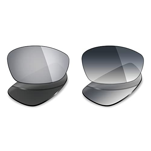 Mryok 2 Pair Polarized Replacement Lenses for Oakley Straight Jacket 2007 Sunglass - Options