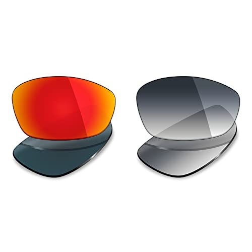 Mryok 2 Pair Polarized Replacement Lenses for Oakley Straight Jacket 2007 Sunglass - Options