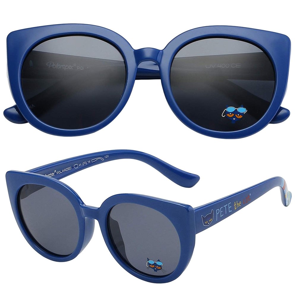 PolarSpex Toddler Sunglasses Polarized UV Protection Cat Eye Sunglasses with Unbreakable Frame for Girls Age 2-8