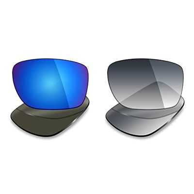 Mryok 2 Pair Polarized Replacement Lenses for Oakley Turbine Sunglass - Options