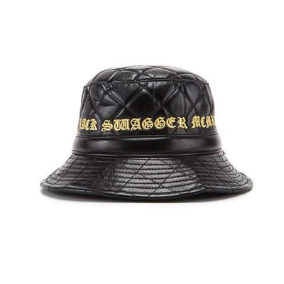 Bucket Hat Original Clean Up Sun Protection Outdoor Classic Hat CACA0178 (BlackGold)