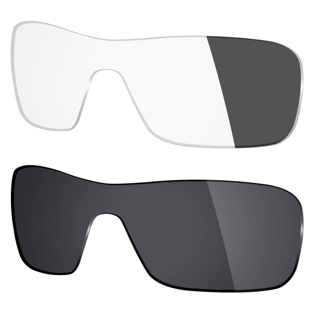 Mryok 2 Pair Polarized Replacement Lenses for Oakley Turbine Rotor Sunglass - Options