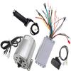 ZXTDR 48V 1800W Brushless Motor & Controller & Throttle Grip & Accelerator Pedal Set for Electric Scooter Go Kart Bicycle e-Bike Tricycle Moped view 1