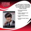 Costume Culture Franco K-Pop Adult Wig, Standard, Brown view 3