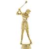 Crown Awards Golf Trophies with Custom Engraving, 7.25" Personalized Female Golfer Trophy On Deluxe Round Base 10 Pack view 2