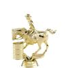 Crown Awards Rodeo Trophies with Custom Engraving, 6.75" Personalized Female Barrel Racing Trophy On Deluxe Round Base 5 Pack Prime view 2