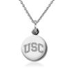 M. LA HART University of Southern California Necklace with Charm in Sterling Silver view 1
