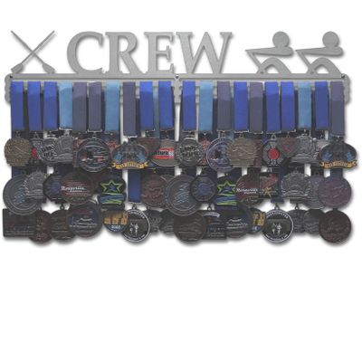 Allied Medal Hangers - Crew (24'' Wide with 3 Hang Bars) - Medal Hanger Holder Display Rack - Multiple Variations Offered!