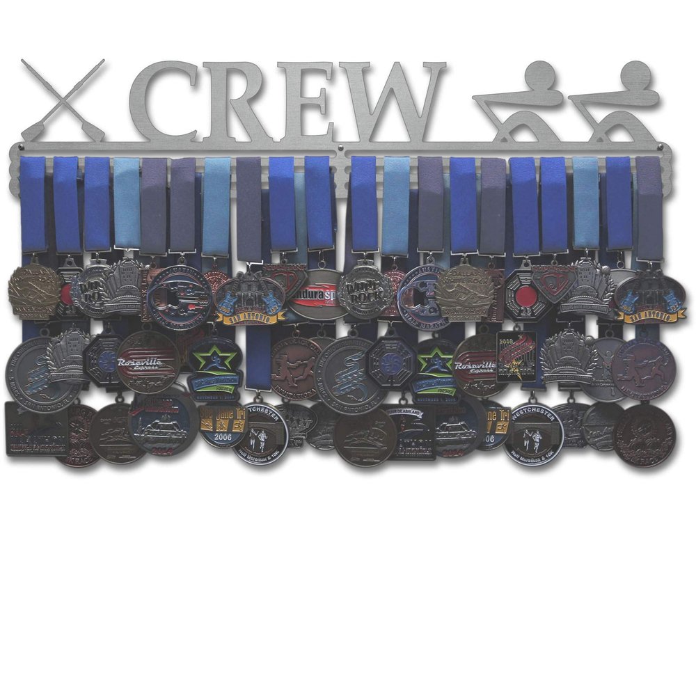 Allied Medal Hangers - Crew (24'' Wide with 3 Hang Bars) - Medal Hanger Holder Display Rack - Multiple Variations Offered!