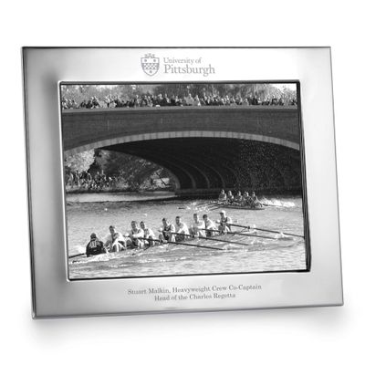 M. LA HART Polished Pewter 8x10 Picture Frame (Landscape)