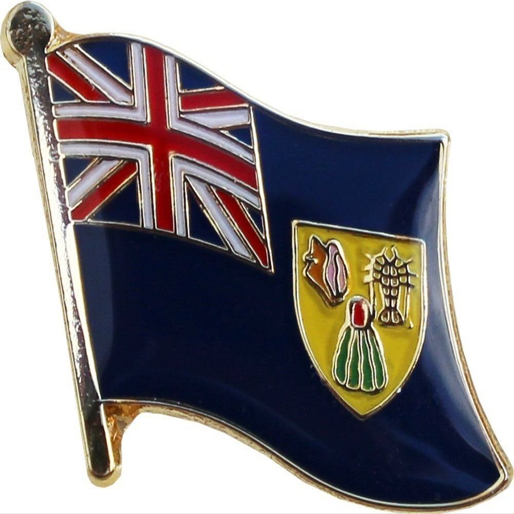 MWS Turks Caicos Country Flag Bike Motorcycle Hat Cap Bags Jacket Unisex Beautiful Enamel pin Premium Lapel Pin