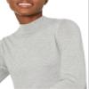 Amazon Essentials Women's Lightweight Mockneck Sweater (Available in Plus Size), Light Grey Heather, XX-Large view 4