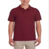 Chaps Young Mens Uniform Short Sleeve Stretch Pique Polo, Burgundy, 36/37 view 1