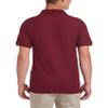 Chaps Young Mens Uniform Short Sleeve Stretch Pique Polo, Burgundy, 36/37 view 2