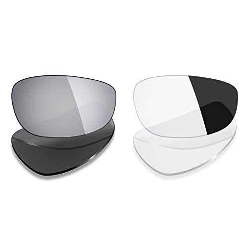 Mryok 2 Pair Polarized Replacement Lenses for Oakley Split Jacket Sunglass - Options