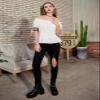 Belle Poque Women Victorian Gothic Blouse Renaissance Peasant Off Shoulder Top White XL view 2