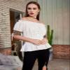 Belle Poque Women Victorian Gothic Blouse Renaissance Peasant Off Shoulder Top White XL view 3