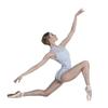 118141030 Mesh Sleeveless Ballet Leotards Button Back Fashion Leotards (L, Fog Blue) view 2