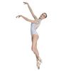 118141030 Mesh Sleeveless Ballet Leotards Button Back Fashion Leotards (L, Fog Blue) view 3