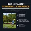 Hathaway Tetherball and Rope Set with Fillable Base  Outdoor Game for Backyard Fun, Durable Ball, Adjustable Rope, Rust-Resistant Steel Tether Ball Pole & Portable Design, Ideal for Families view 3