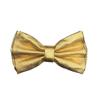 NEW Tuxedo Classic BowTie Premium Metallic Neck-wear Adjustable Unisex Bow Tie (Gold) view 1