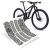 Riesel Design Protective Stickers Triangle Rear Bike Frame - Tape 3000 Honeycomb - Maori view 1