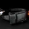 Bestsent Men's Leather Sling Bag,Chest Shoulder Backpack, Water waterproof Crossbody Bag(Black, Medium) view 2