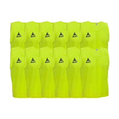 SELECT 2019 Scrimmage Vest (Pack of 12), Youth, Yellow