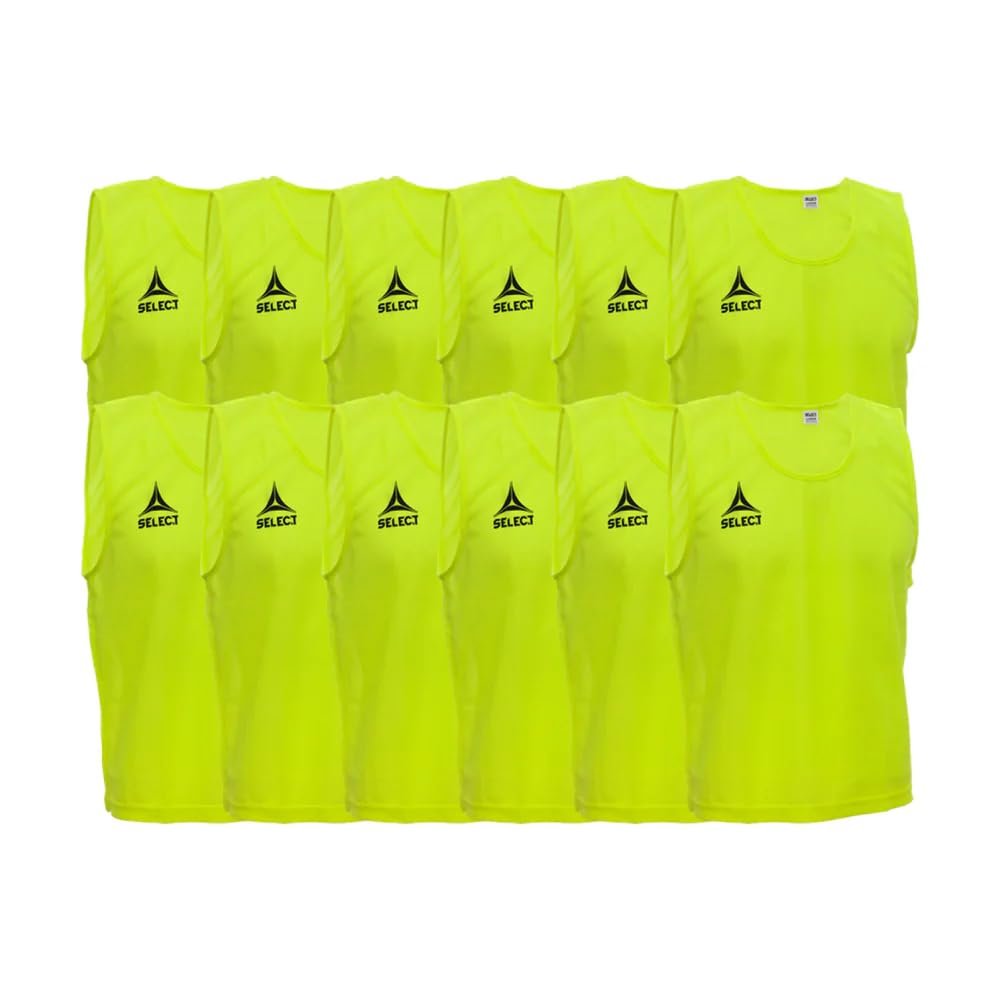 SELECT 2019 Scrimmage Vest (Pack of 12), Youth, Yellow