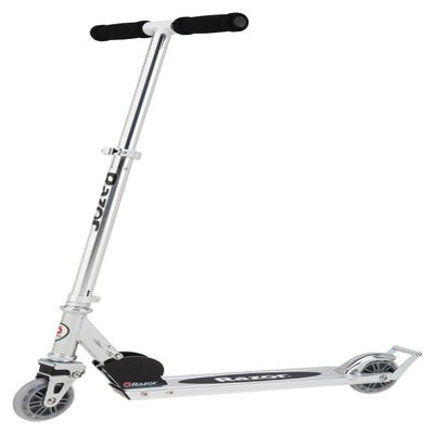 Razor AW Kick Scooter for Kids - Wheelie Bar, Lightweight, Foldable, Aluminum Frame, and Adjustable Handlebars