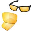 SAUCER Premium Replacement Lenses for Oakley Twitch Sunglasses High Defense - HD Yellow view 2
