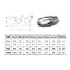 50mm Climbing Carabiner Clip 304 Stainless Steel Spring Snap Hooks Nonlocking Keychain (Pack of 10) view 4