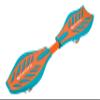Razor RipStik Brights Caster Board - Teal/Orange - FFP view 1